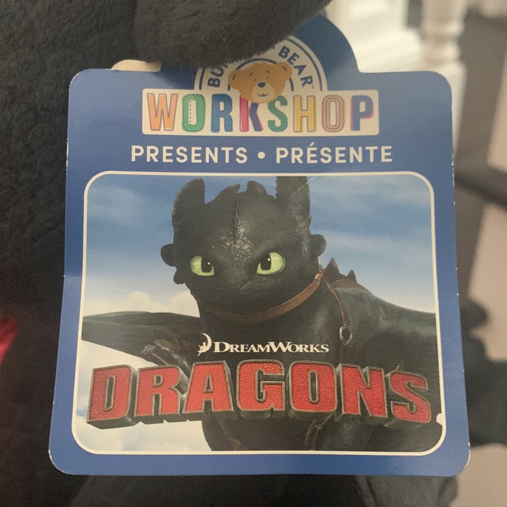 TOOTHLESS TRAIN DRAGON BAB NWT RARE - Picture 2 of 3